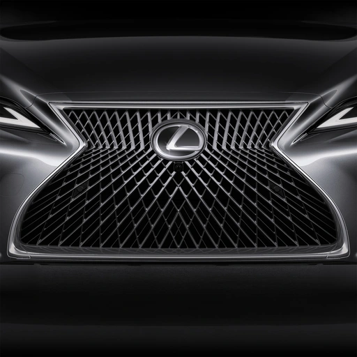 Mřížka chladiče se strukturou písmene L 0