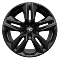 Jante din aliaj de 21”, 5 spite duble, finisaj Piano Black, anvelope 235/50 R21