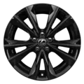 19" alloy wheels, black F SPORT design, 235/40 R19 tyres