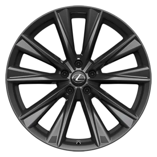 21" 10 küllős fényes fekete keréktárcsák és 235/50 R21-es méretű gumiabroncsok 0