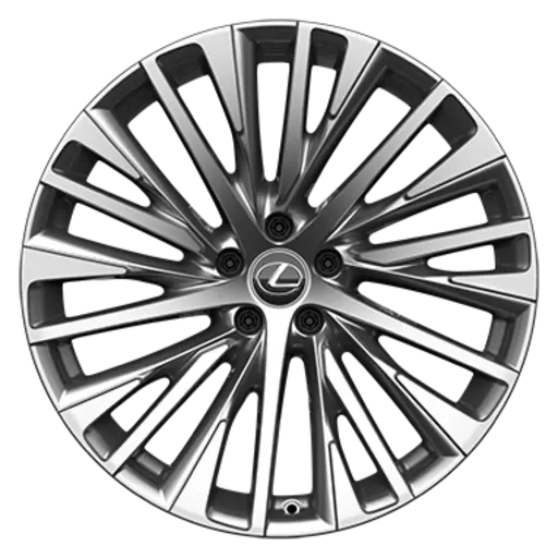 21" litá kola, 20 paprsků, tmavý prémiový metalický lak, 235/50 R21 0